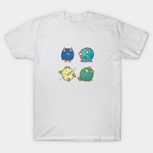 Hairy monster pals T-Shirt